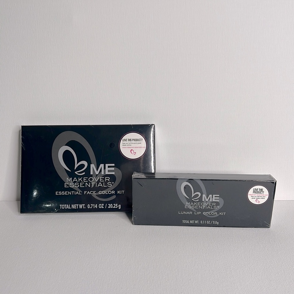 MAKEOVER ESSENTIALS - Essentials Face Color Kit & Lunar Lip Color Kit - *BOTH*